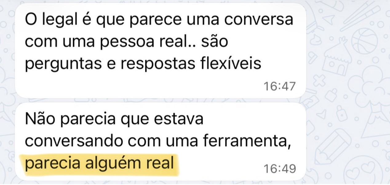 Depoimento 4 sobre o GPS de Vida