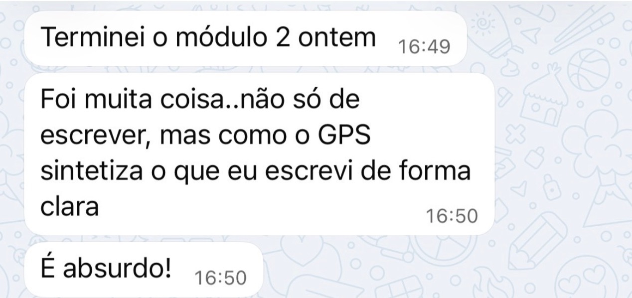 Depoimento 2 sobre o GPS de Vida