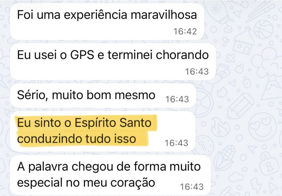 Depoimento 6 sobre o GPS de Vida