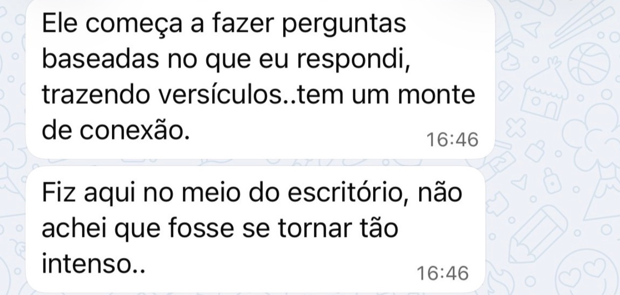 Depoimento 5 sobre o GPS de Vida