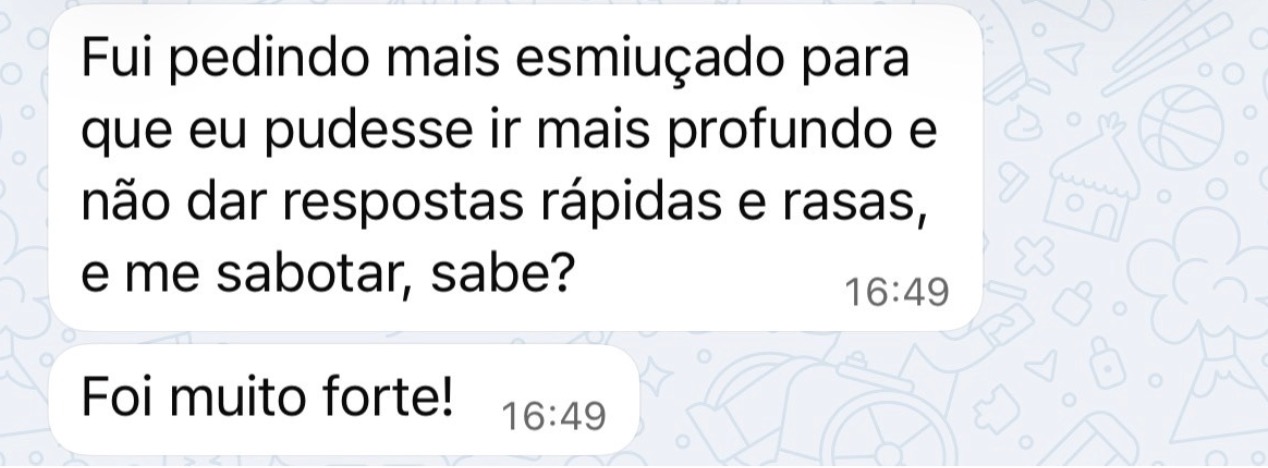Depoimento 3 sobre o GPS de Vida