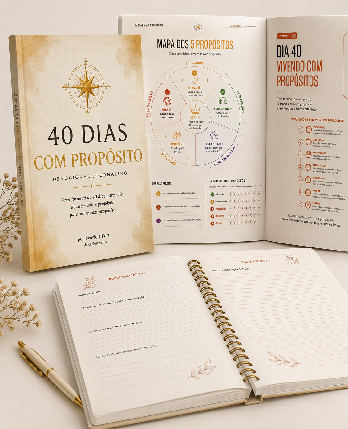 Devocional Journaling: 40 Dias com Propósito